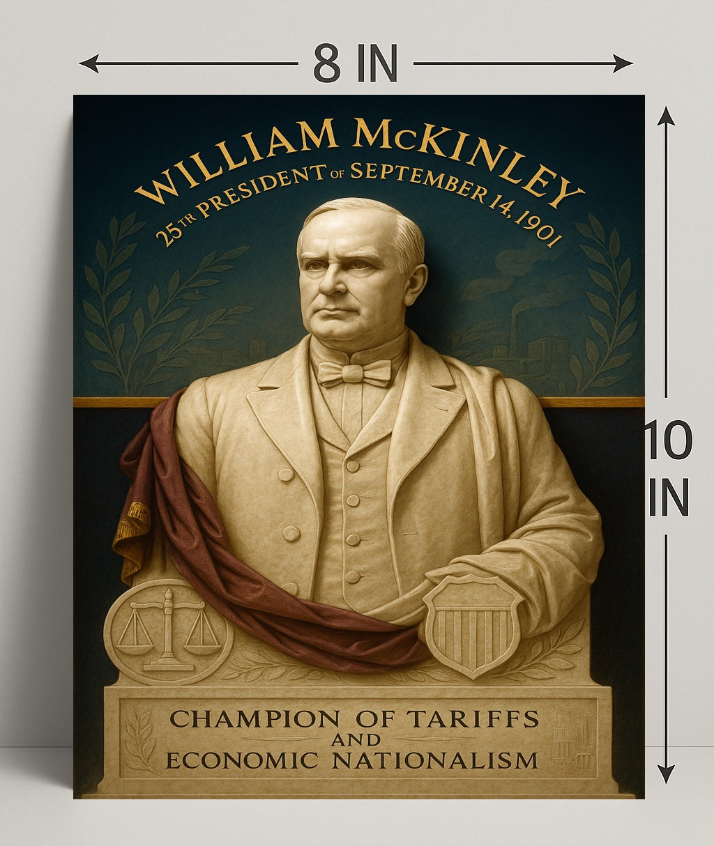 William McKinley 25th President Poster PosterGoat