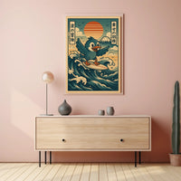 Surfing Adventure Poster PosterGoat