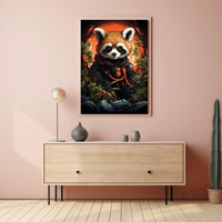 The Adventurous Red Panda Poster
