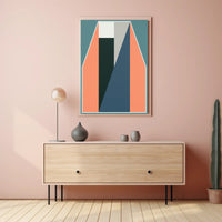 Geometric Abstraction Poster Modern Minimalist Print