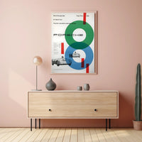 Porsche's Quadruple Success at Targa Florio 1959 Poster