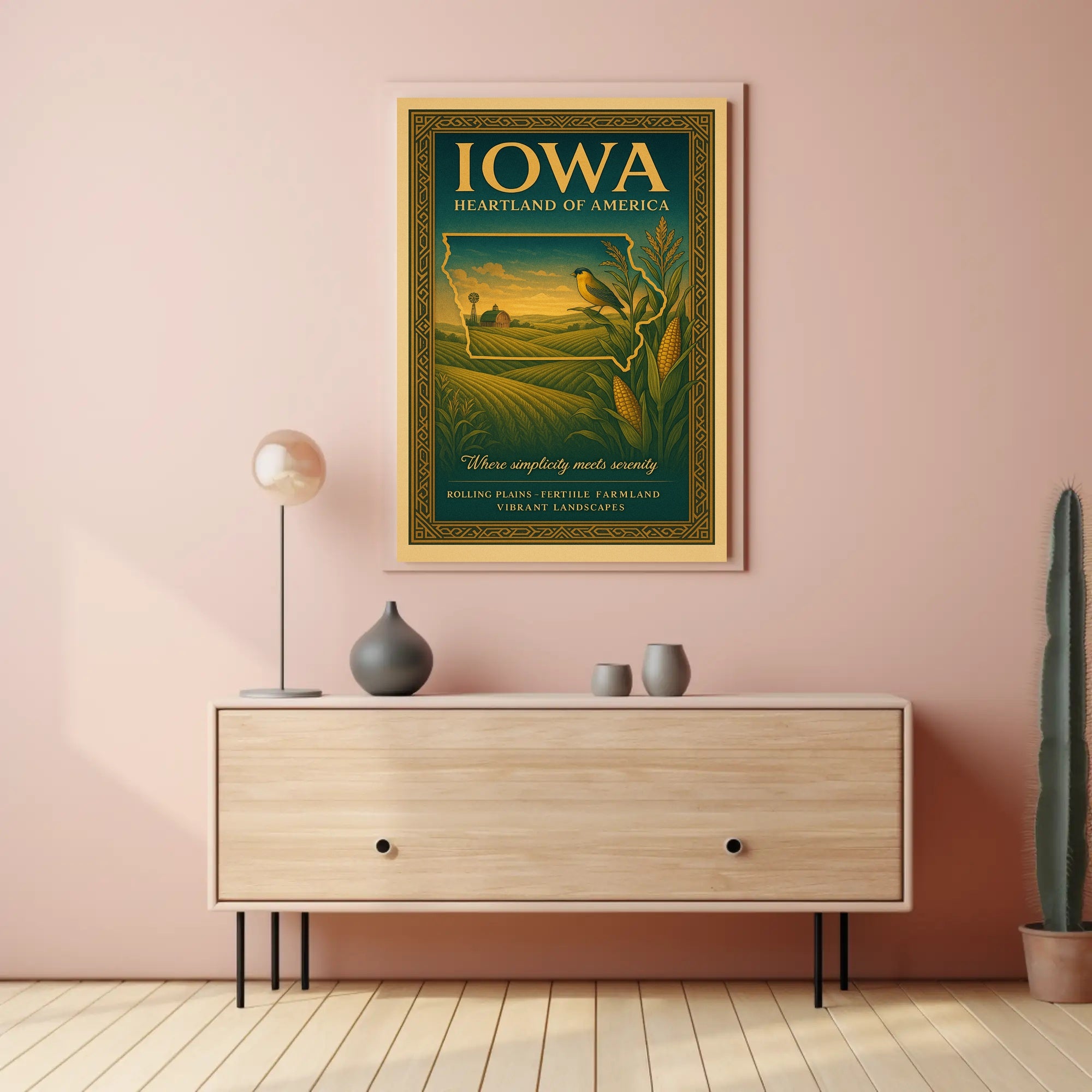 Iowa Heartland Of America Poster