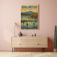 Burlington Lake Champlain Lights Poster