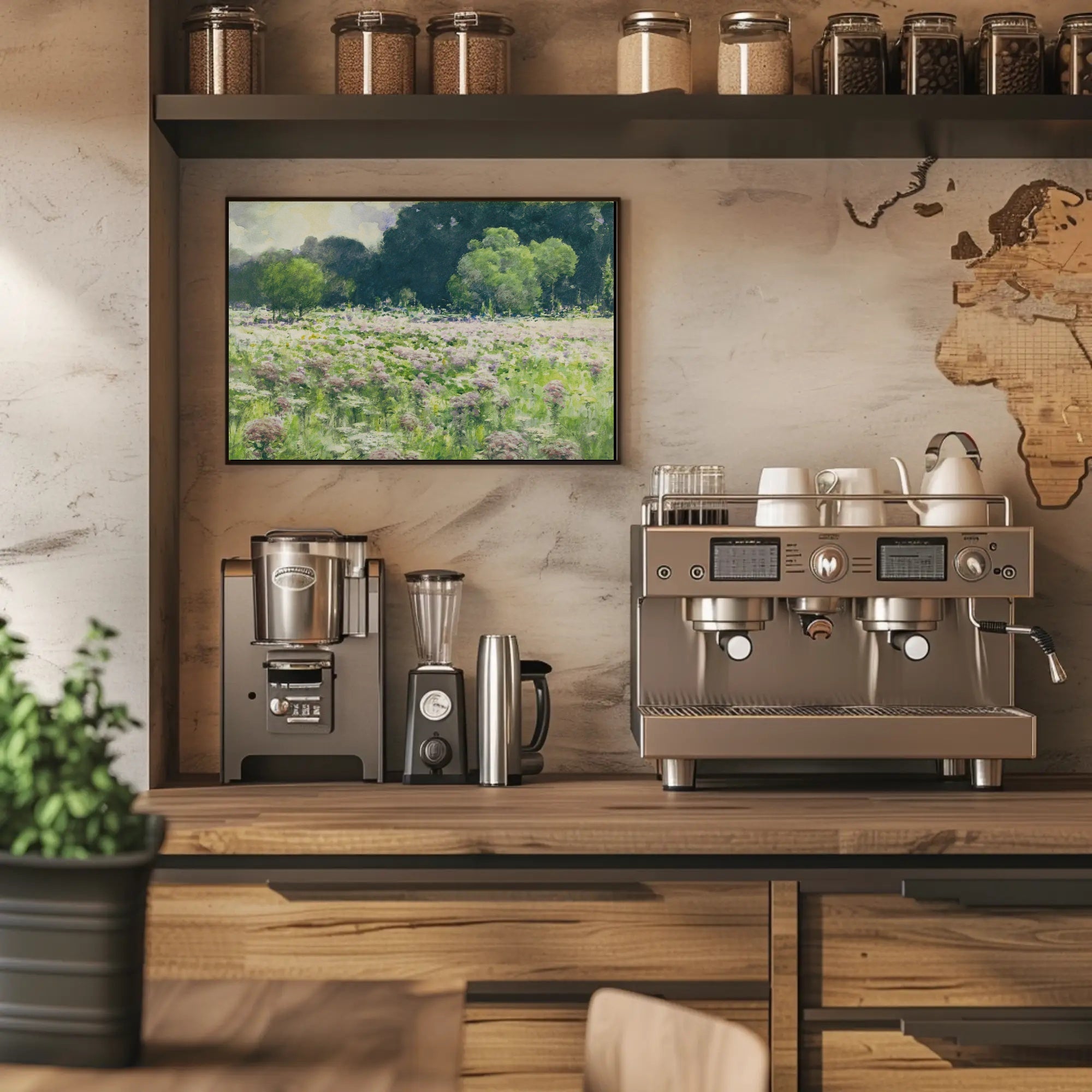 Serene Summer Meadow Poster