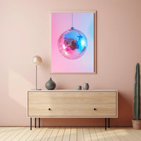 Disco Ball Extravaganza: Retro Nightlife Music or Concert Poster PosterGoat