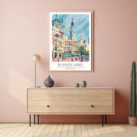 Buenos Aires Cityscape Poster PosterGoat