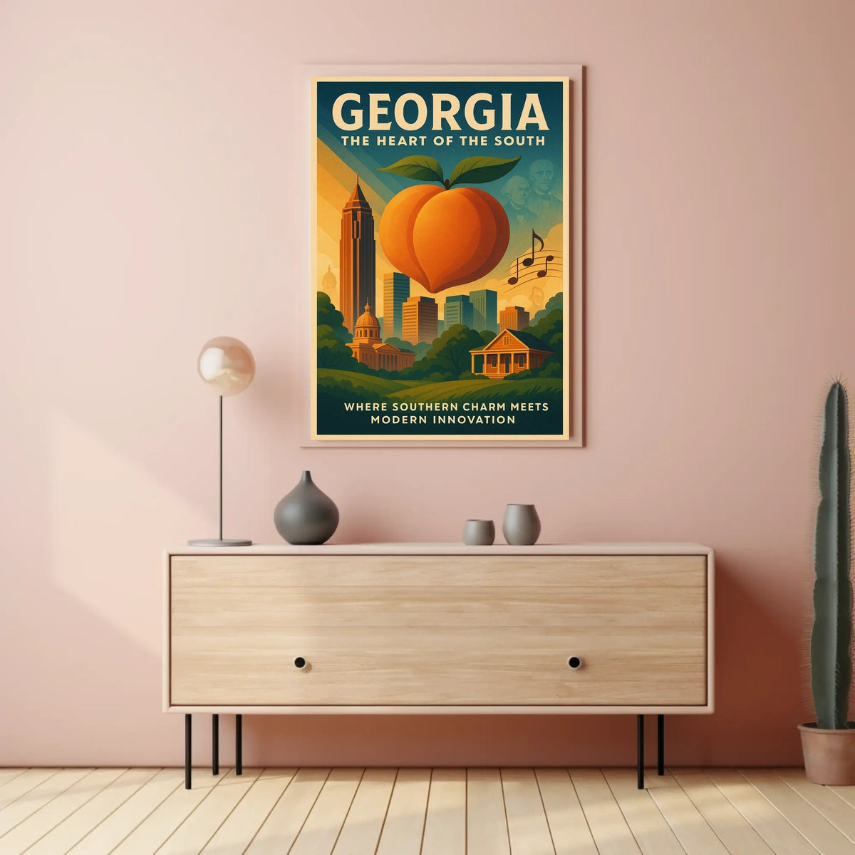 Georgia The Heart Of The South Poster