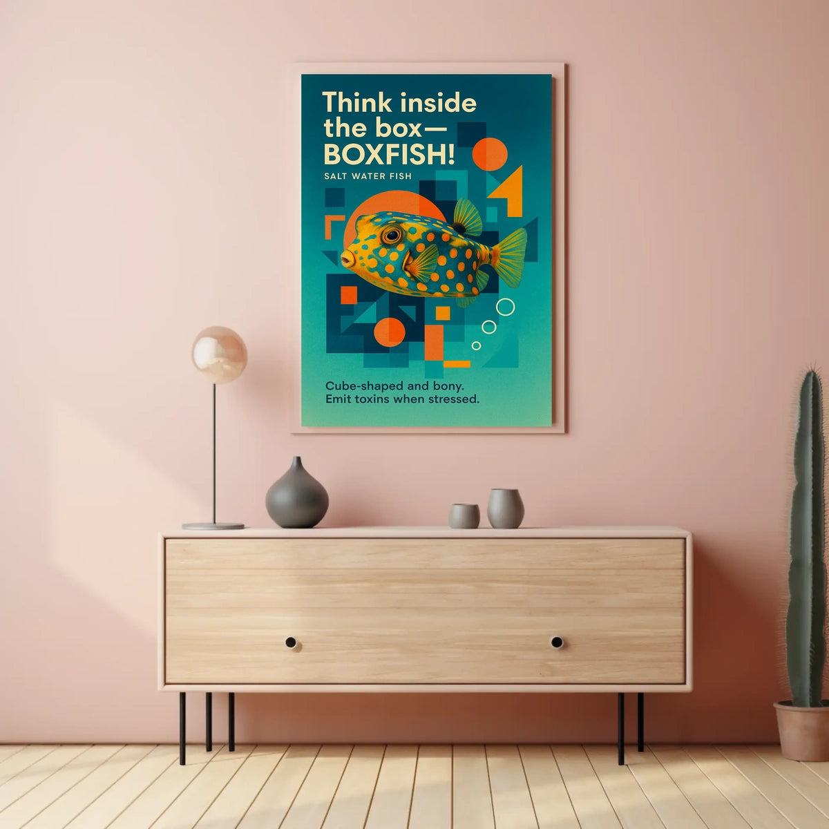 Think Inside the BoxBoxfish Poster