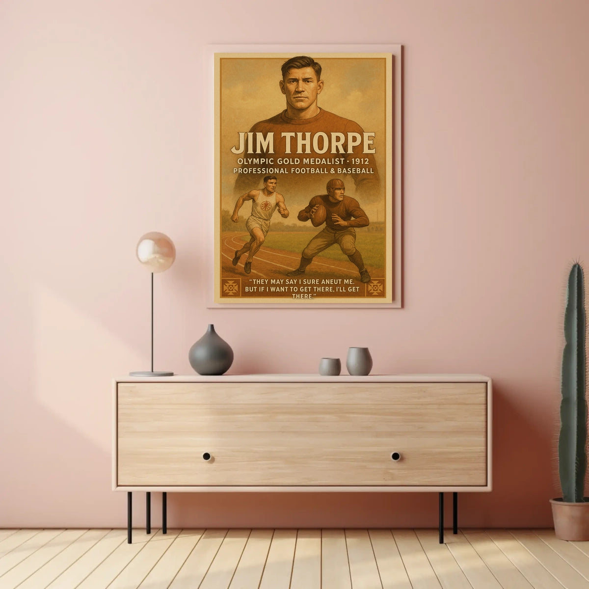 Epic Olympic Athlete Tribute Poster