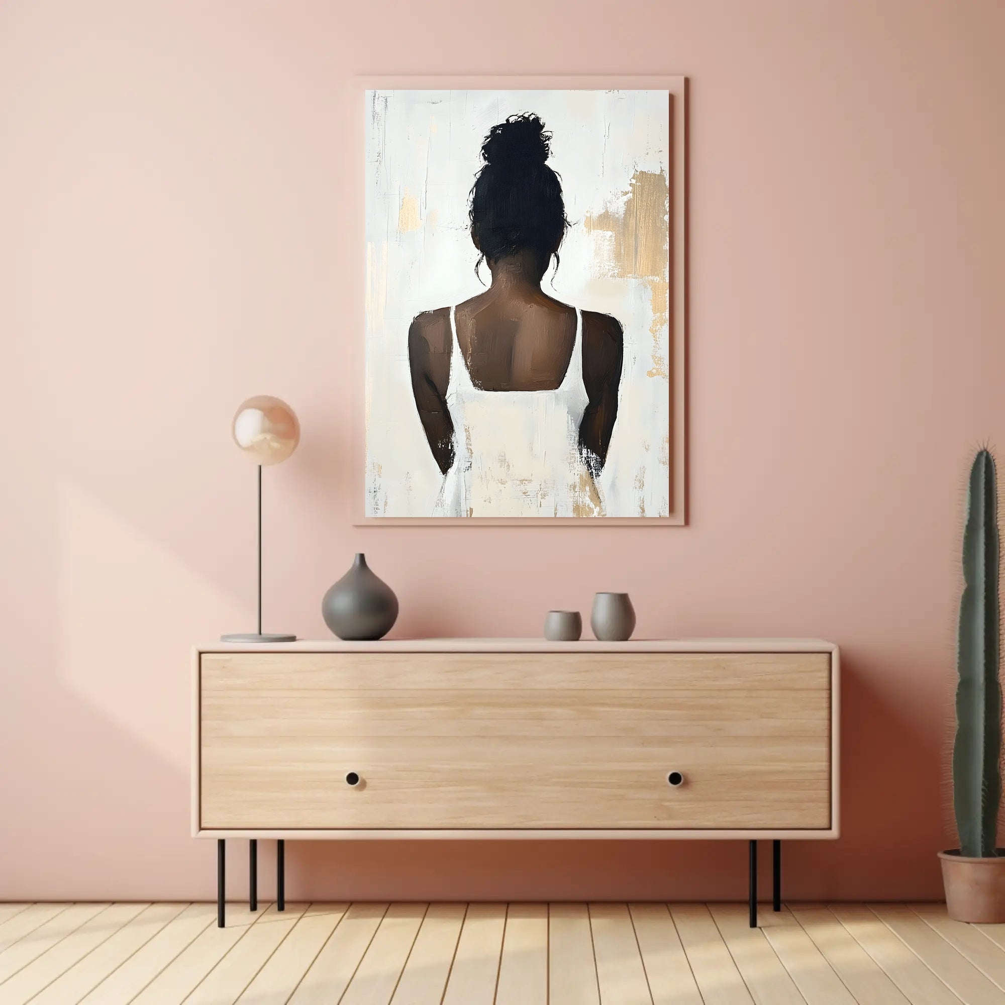 Abstract Portrait Wall Art Poster Minimalist Print