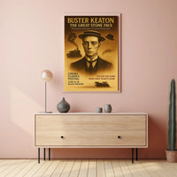 Buster Keaton The Great Stone Face Poster