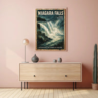 Niagara Falls The Power of Nature Poster PosterGoat