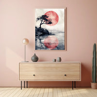 Vintage Car and Landmark Art Deco Poster