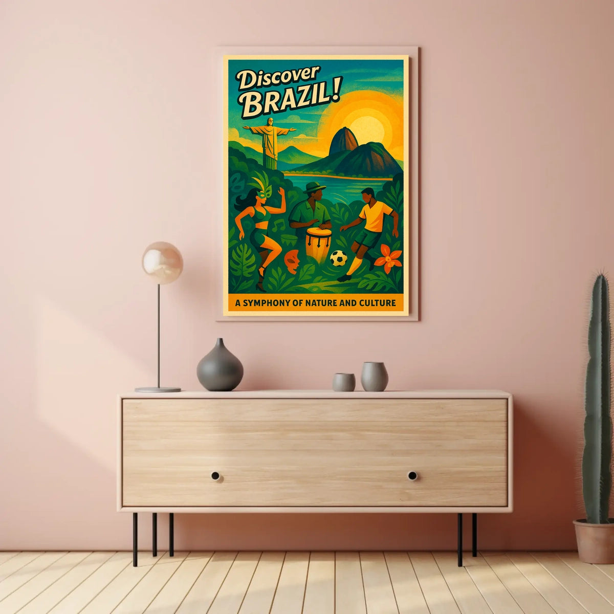 Discover Brazil Poster