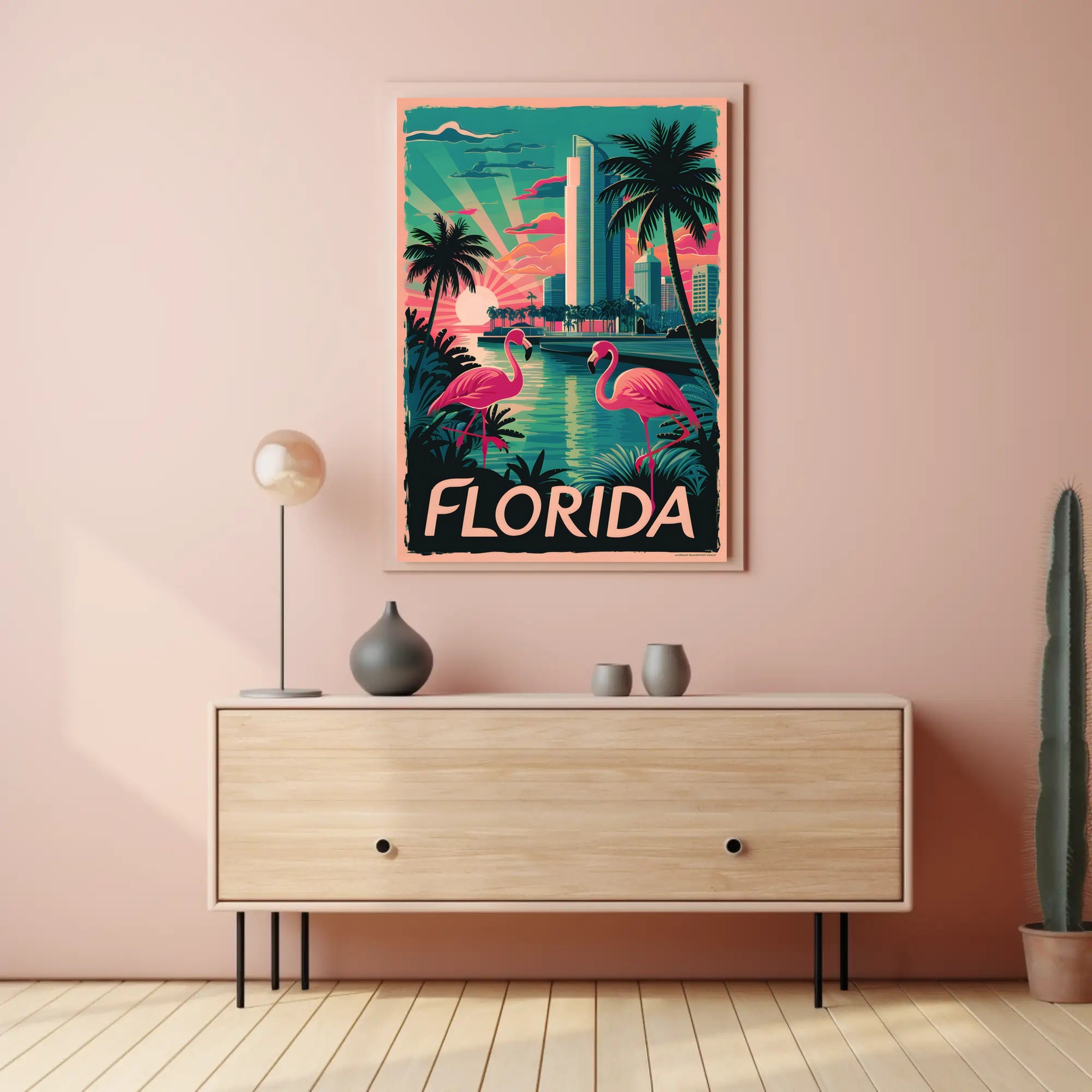 Vibrant Florida Sunset Poster