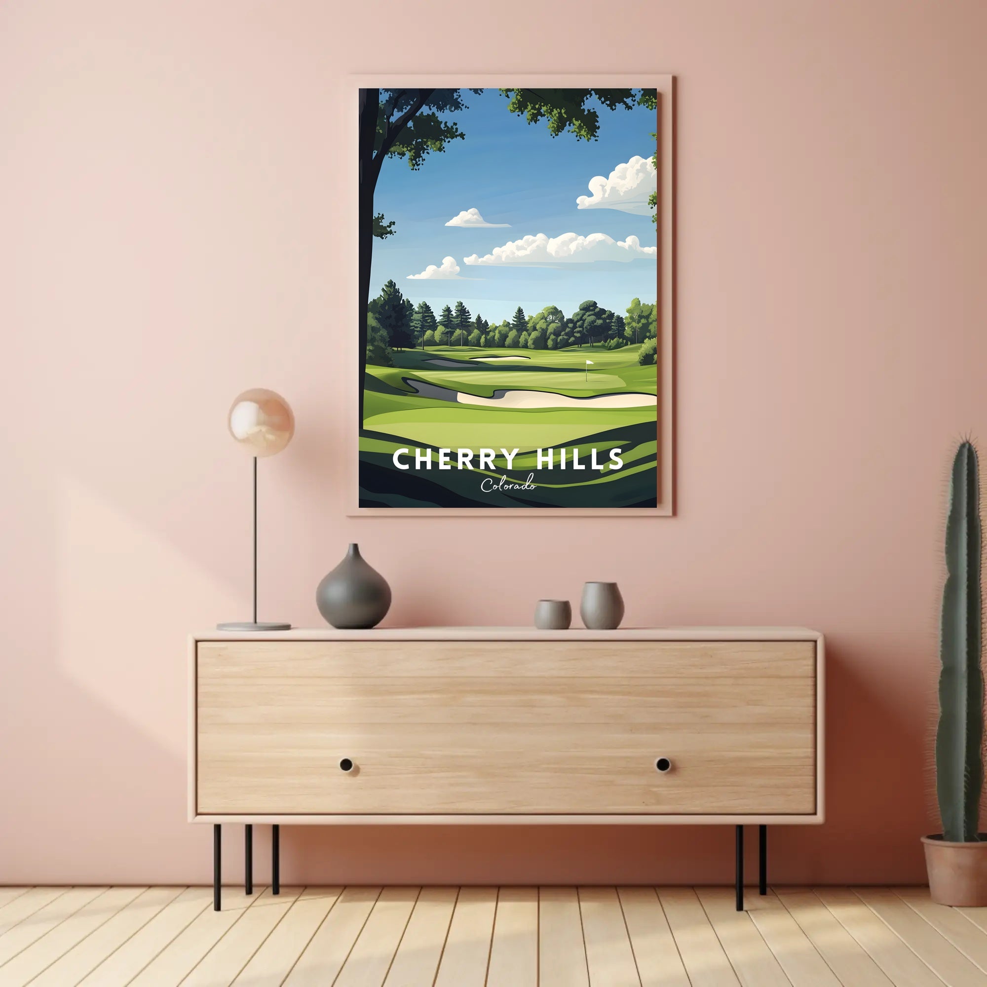Cherry Hills Golf Course Scenic Sports Poster