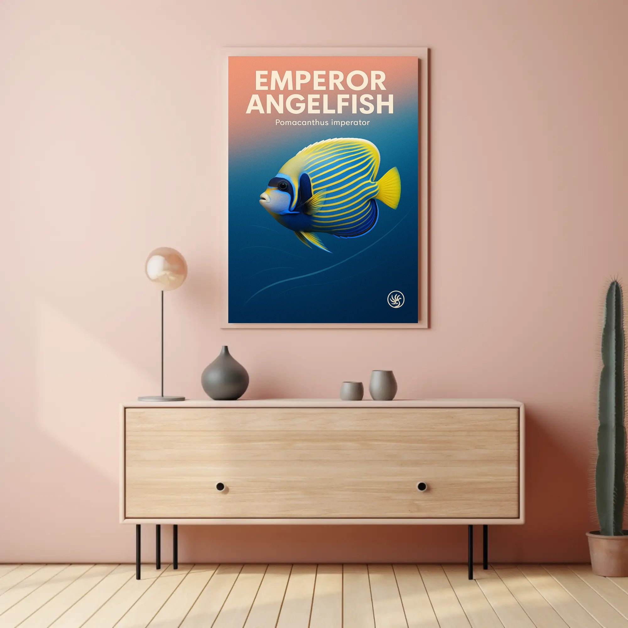 Emperor Angelfish Poster PosterGoat
