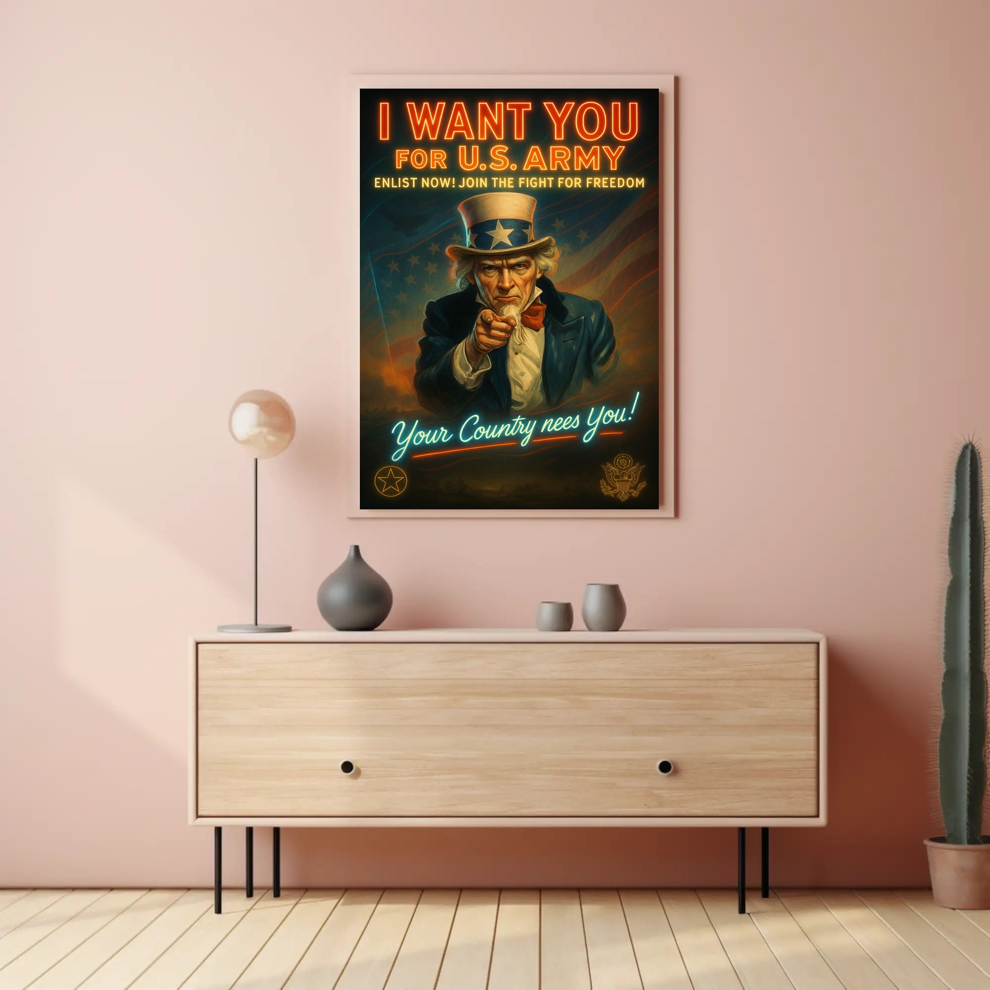 Join the U.S. Army for Freedom Poster
