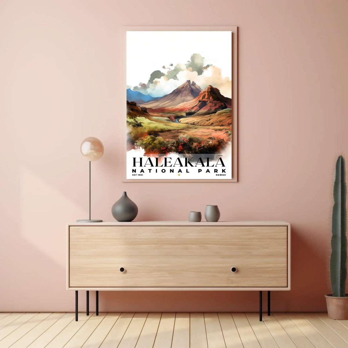 Haleakala? Watercolor Wall Art Poster