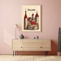 Tallinn A Historic Cityscape Poster