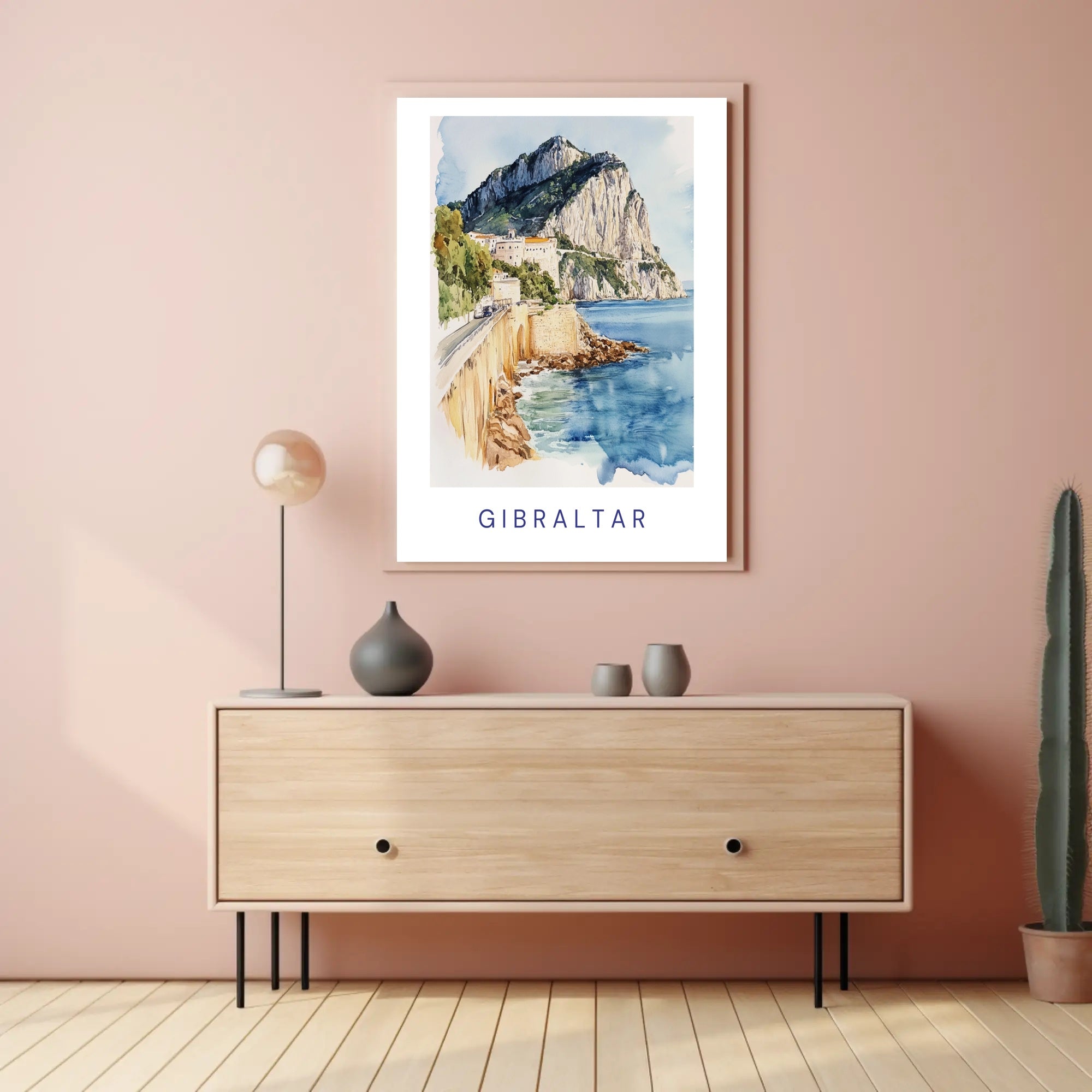 Scenic Gibraltar Poster PosterGoat