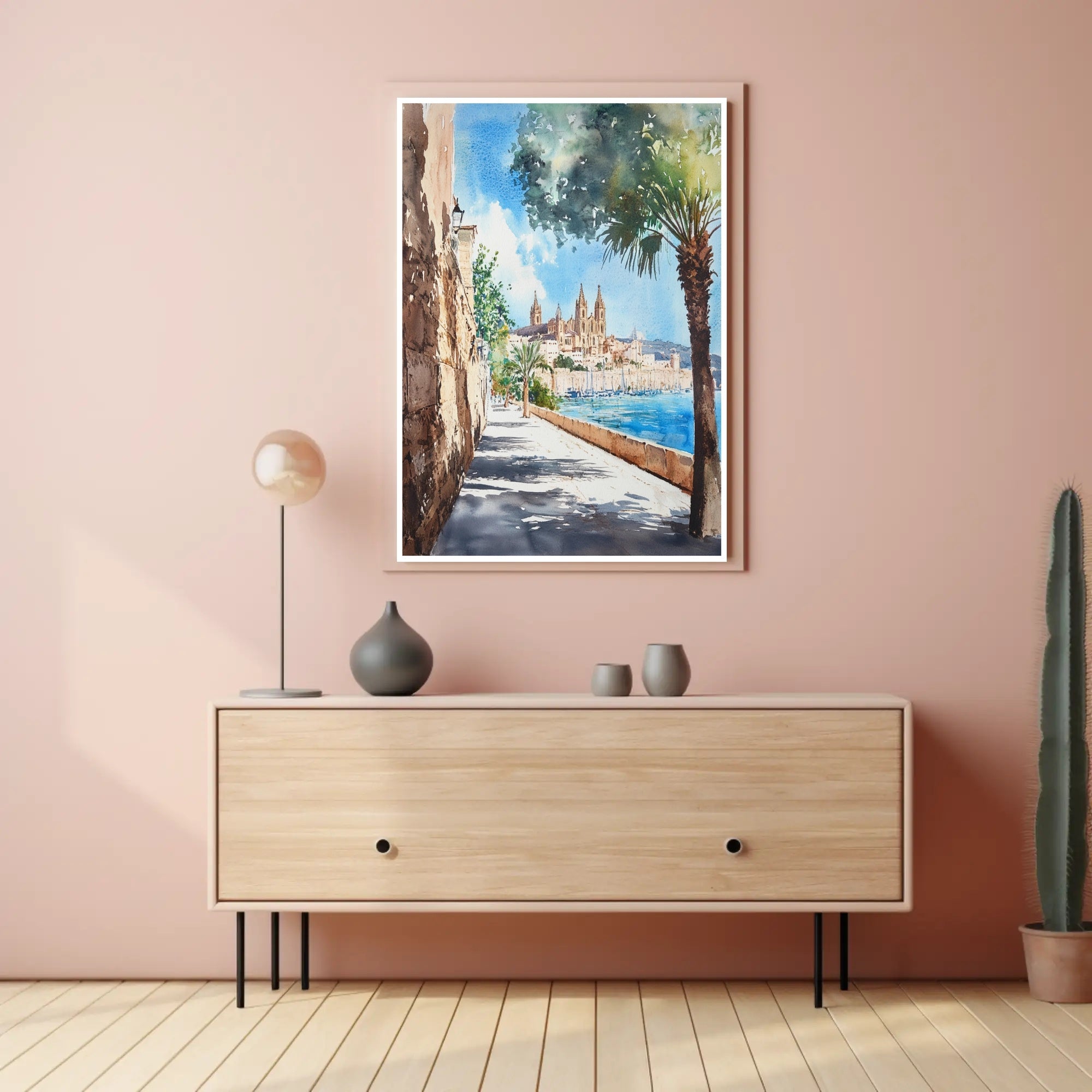 Coastal Cathedral Pathway Poster PosterGoat