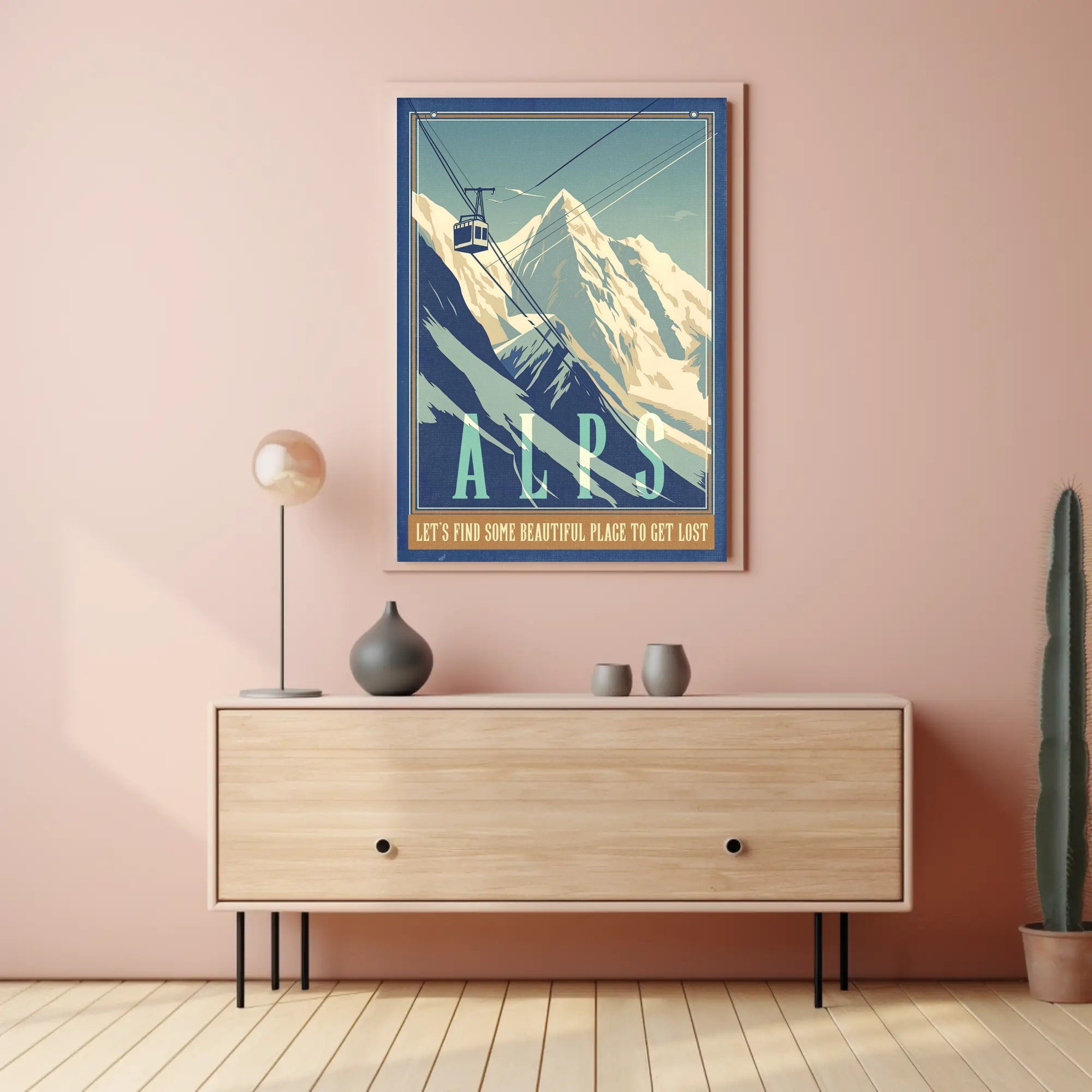 Discover the Alps Poster