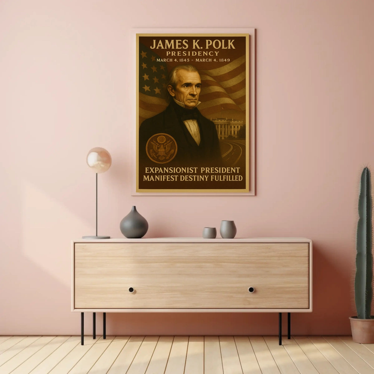 James K. Polk Leadership Historical or Presidential Poster