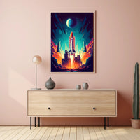 Cosmic Launch Poster