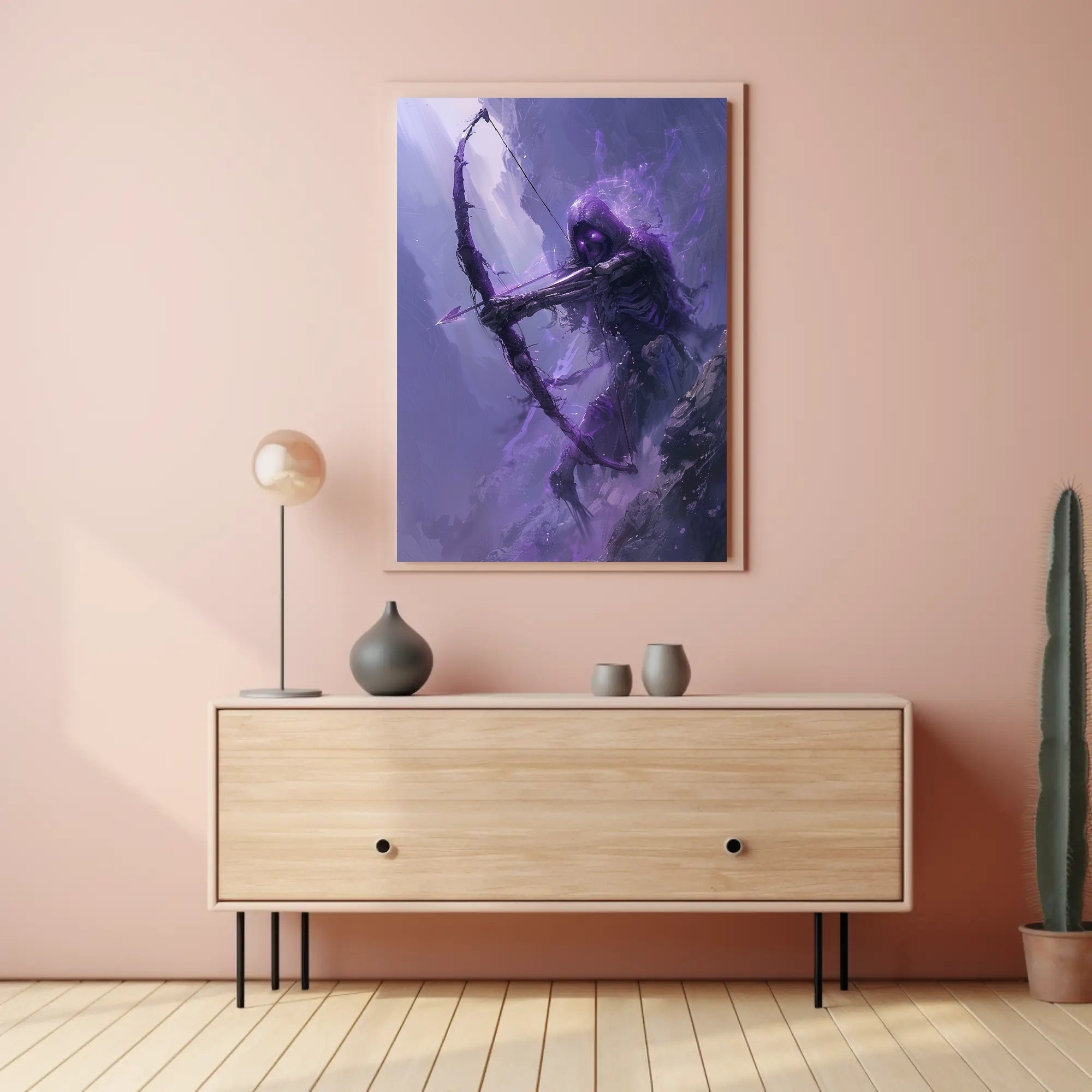 Spectral Archer Fantasy Dark Magic Wall Art Poster PosterGoat