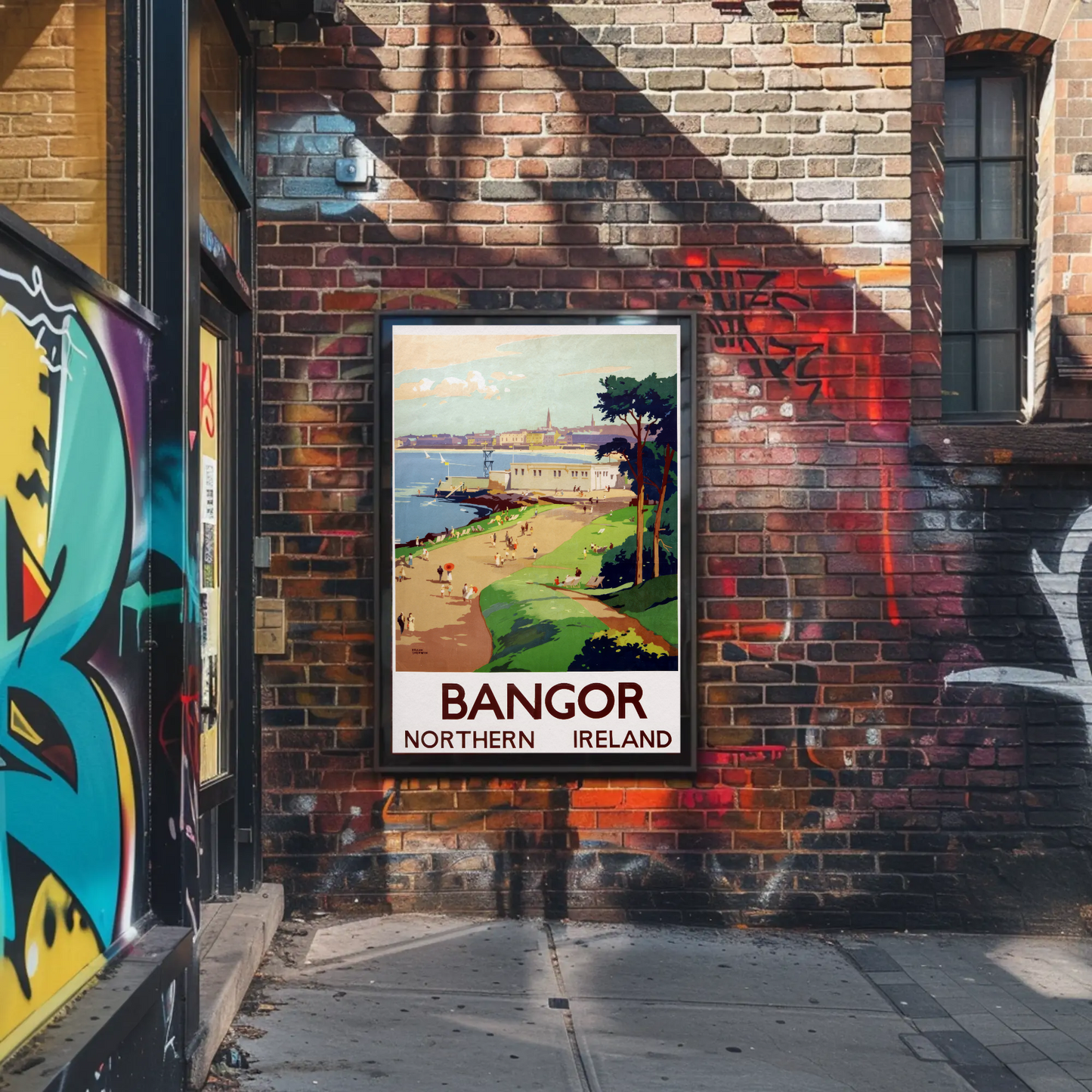 Vintage Poster - Bangor Northern Ireland