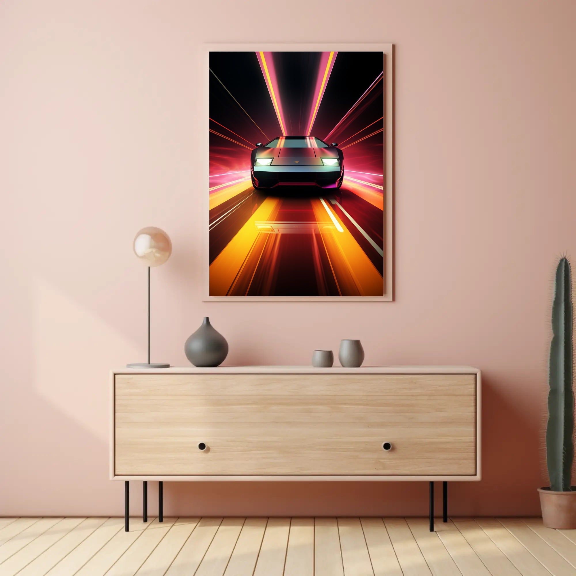 Futuristic Speed Poster PosterGoat