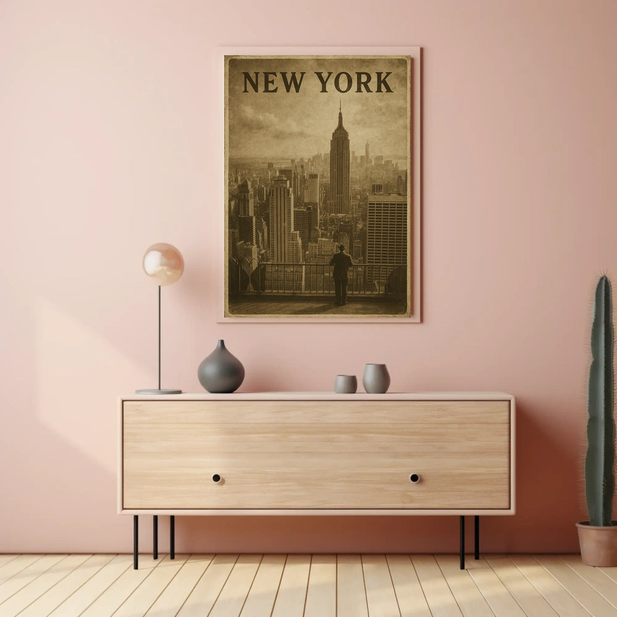 New York Cityscape Poster