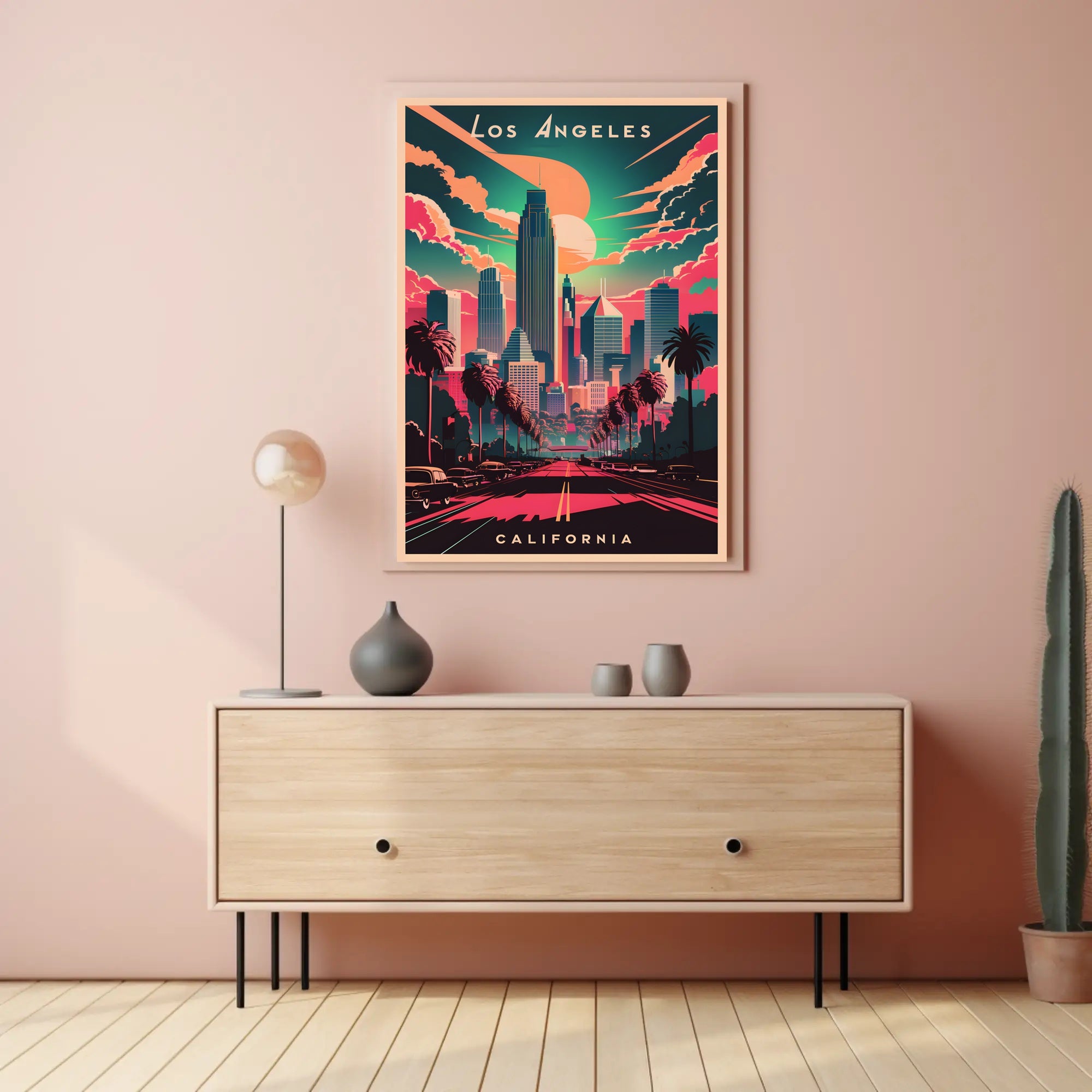 Los Angeles Skyline Poster