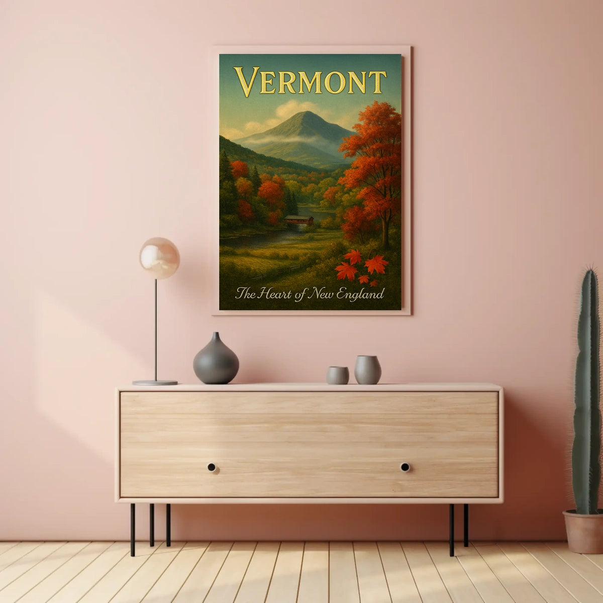 Vermont The Heart of New England Poster