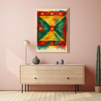 Vibrant Flag Art Poster