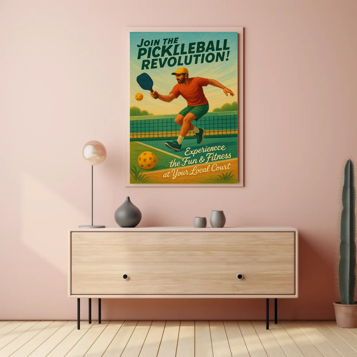 Join the Pickleball Revolution Poster