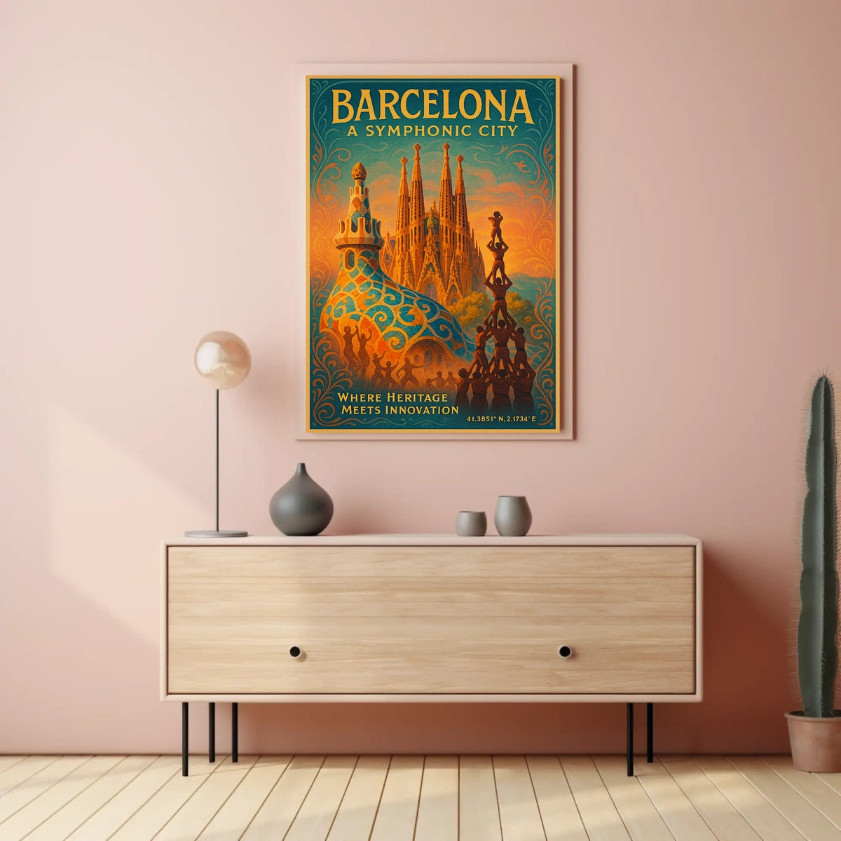 Barcelona A Symphonic City Poster