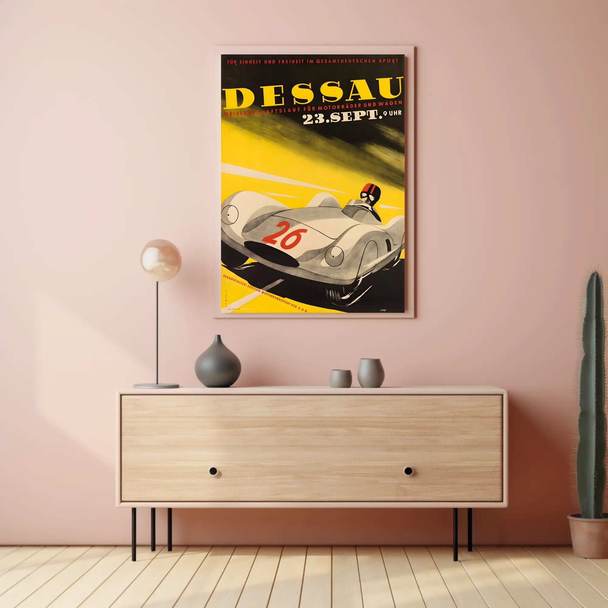 Dessau Motor Racing Championship Poster