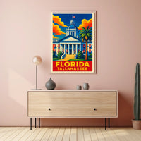 Florida State Capitol Tallahassee Poster
