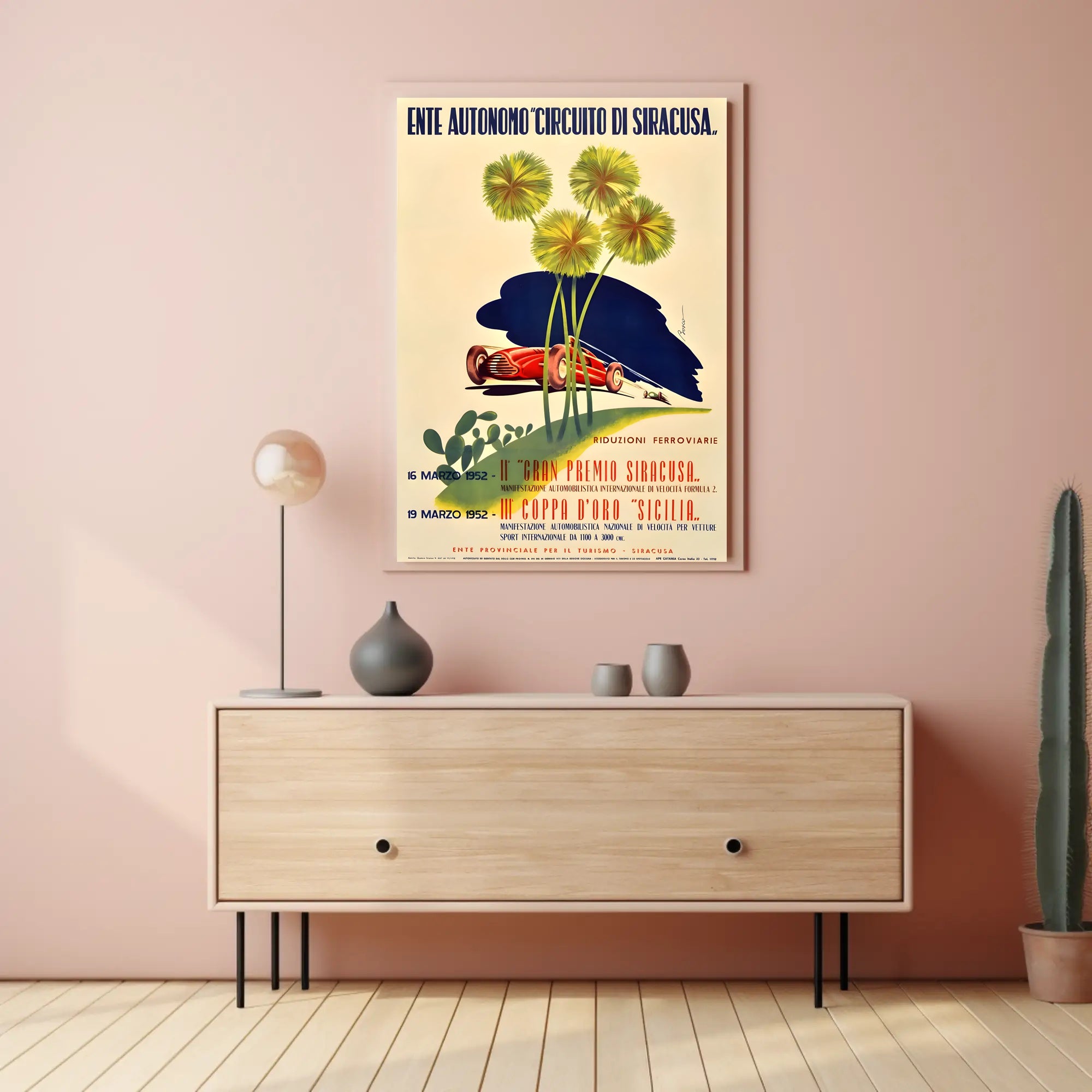 Gran Premio Siracusa 1952 Poster