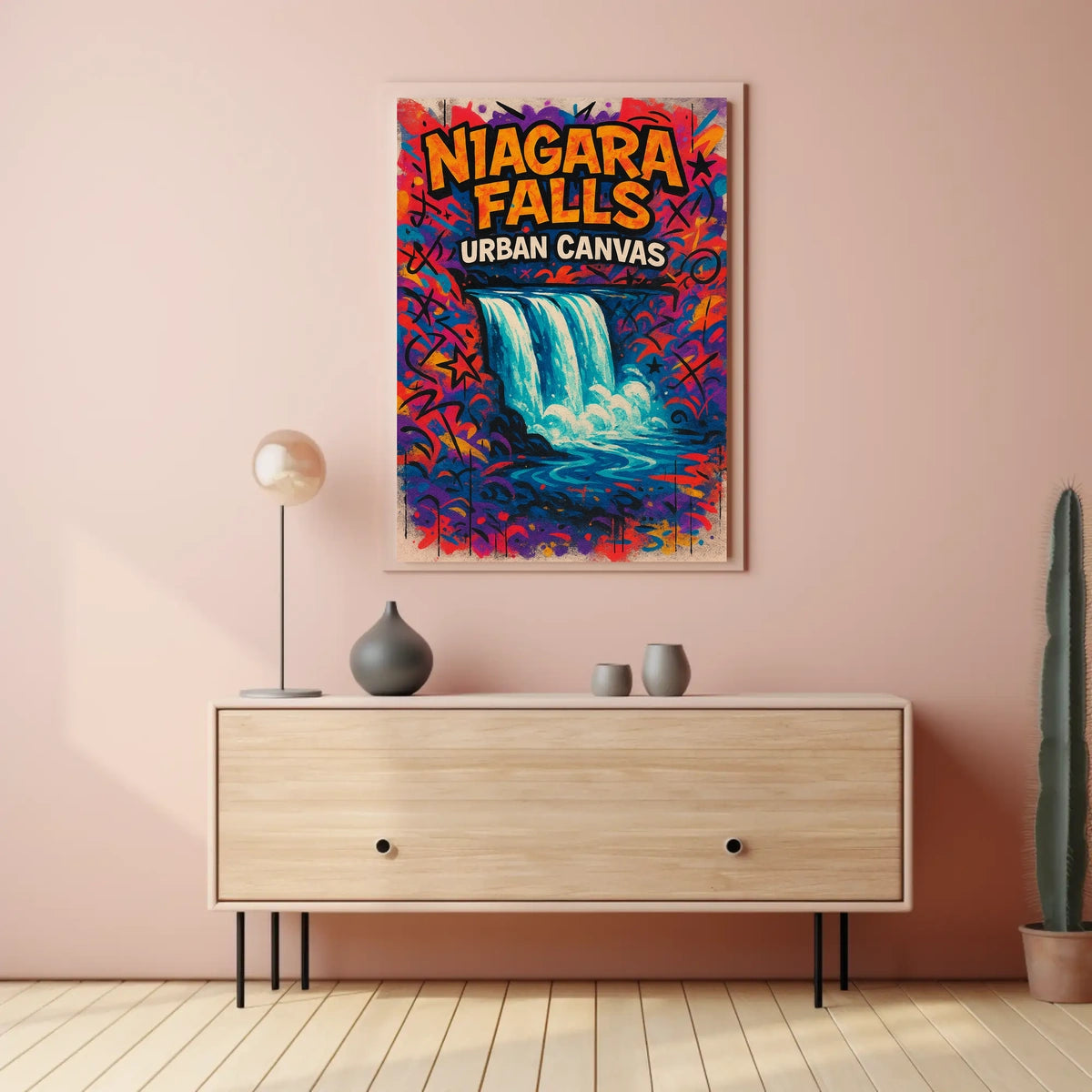 Niagara Falls Urban Canvas Poster