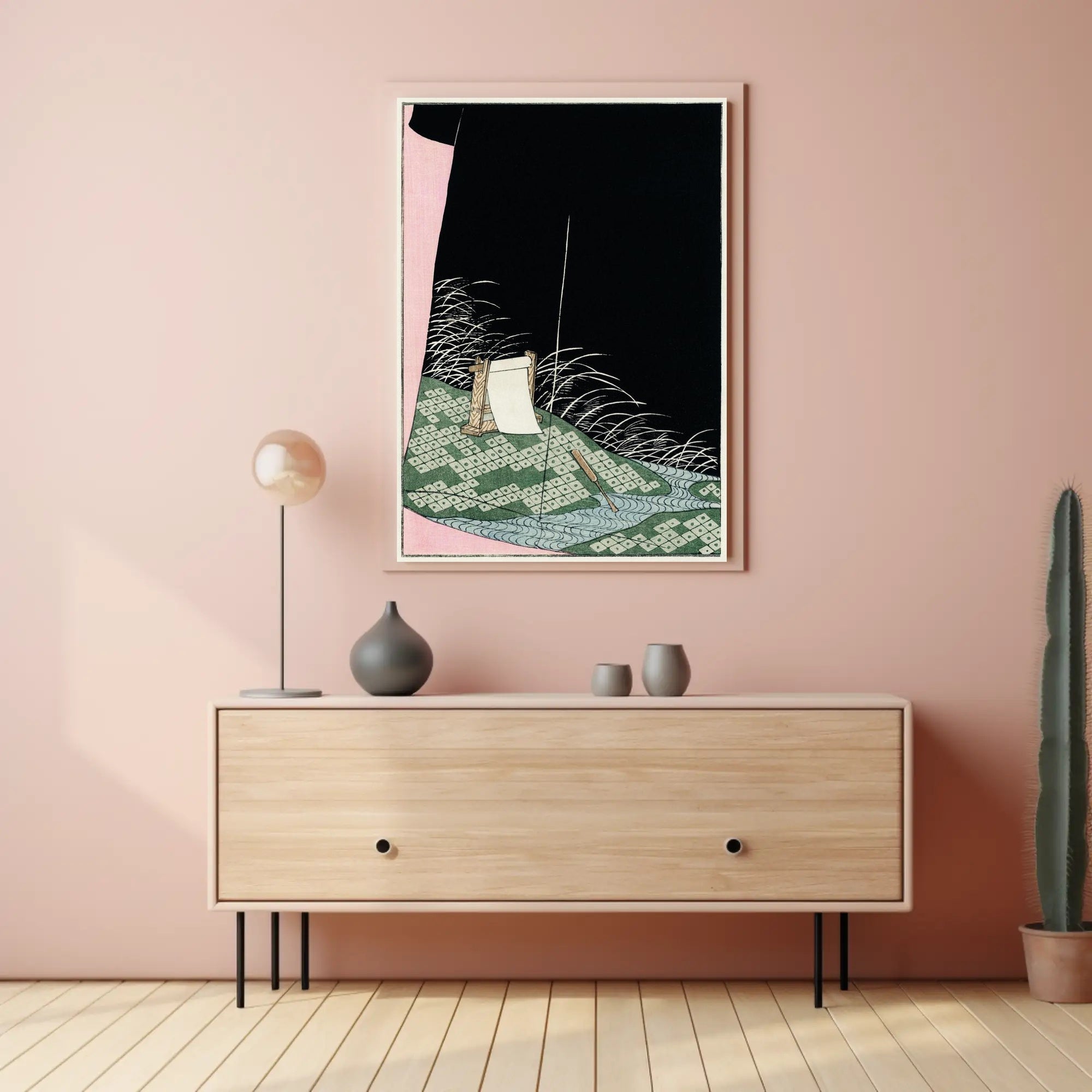 Serene Night by the River Poster