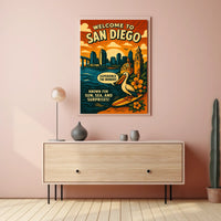 Welcome To San Diego Poster