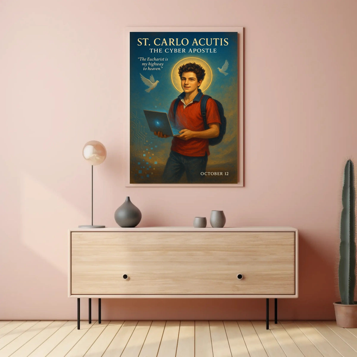 St. Carlo Acutis The Cyber Apostle Poster