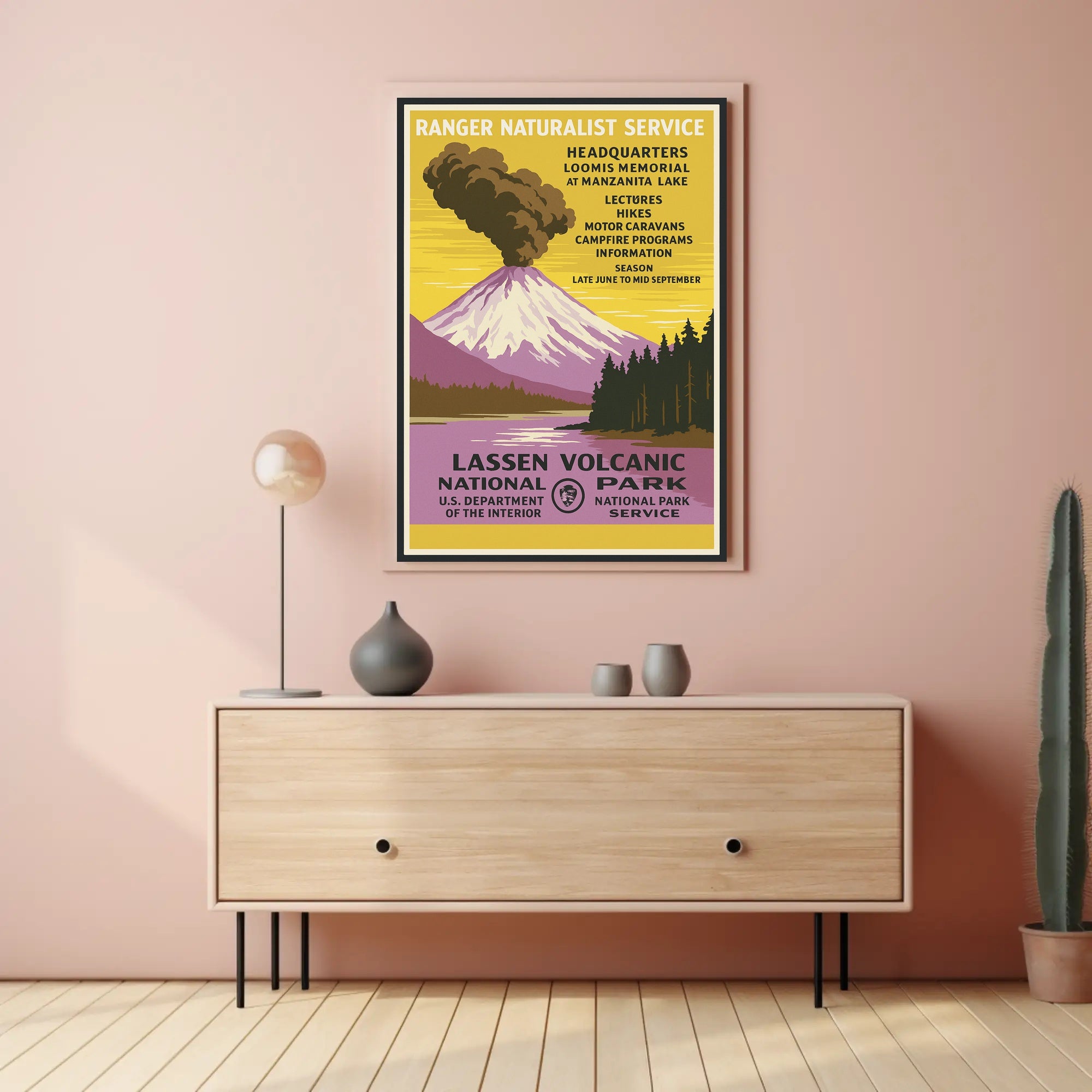 Explore Lassen Volcanic National Park Poster PosterGoat