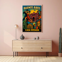 Buenos Aires Casa Rosada Wall Art Print PosterGoat