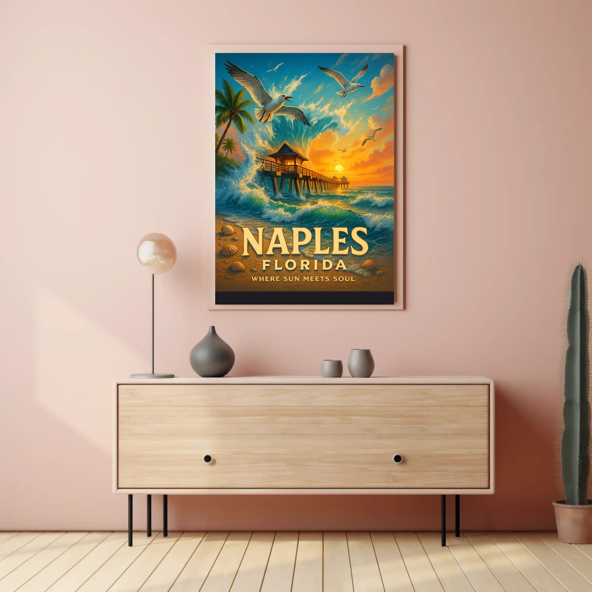 Naples, Florida Where Sun Meets Soul Poster