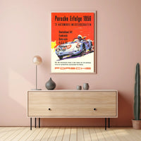 Porsche Racing Achievements 1956 Poster