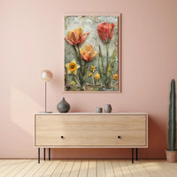 Epic Dragon Battle: Medieval Fantasy Art Poster PosterGoat